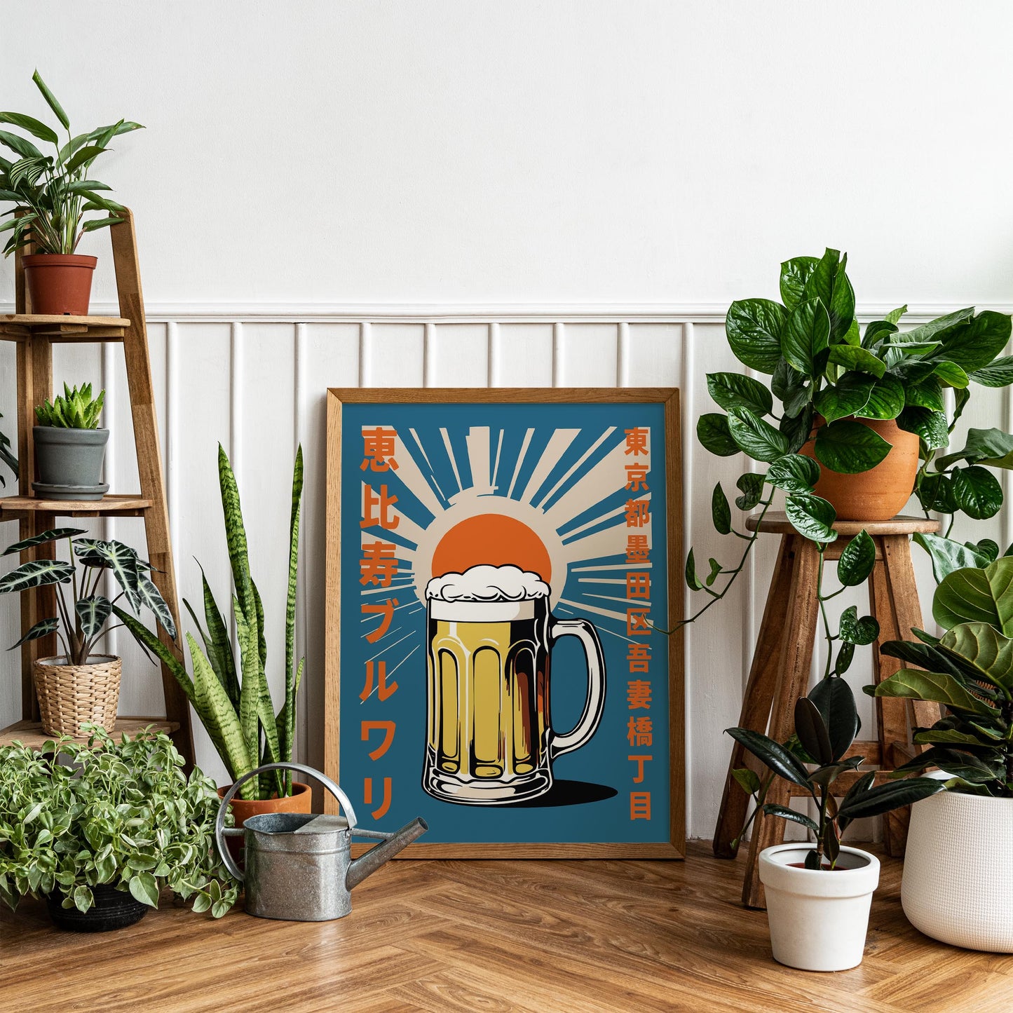 Ebisu Brewery Beer Mug Poster Print