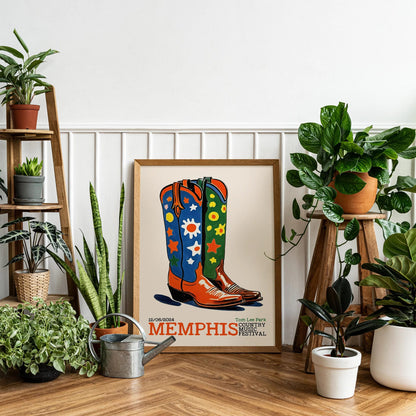 Memphis Country Music Festival Poster