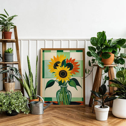 Sunflower Still Life Art Print