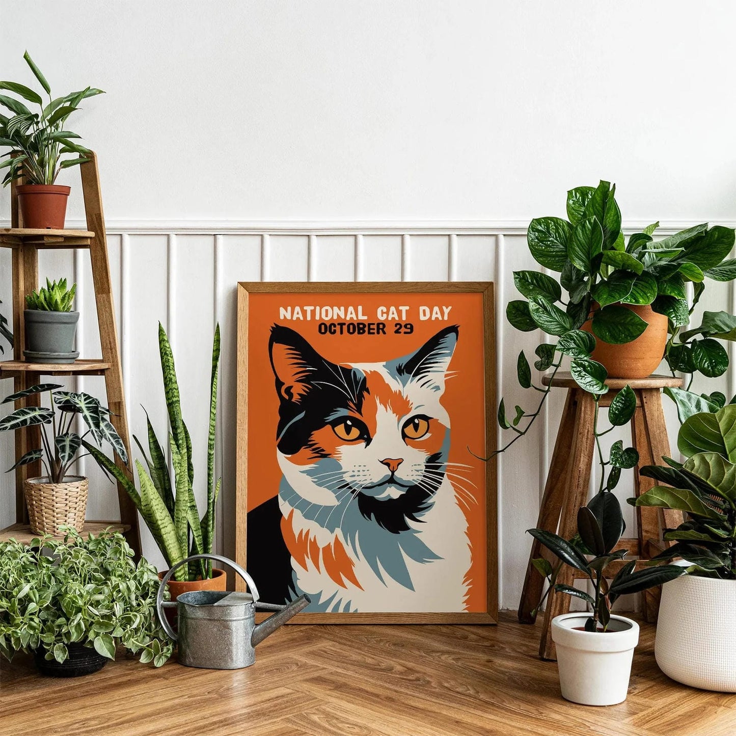 National Cat Day – Bold Feline Wall Art