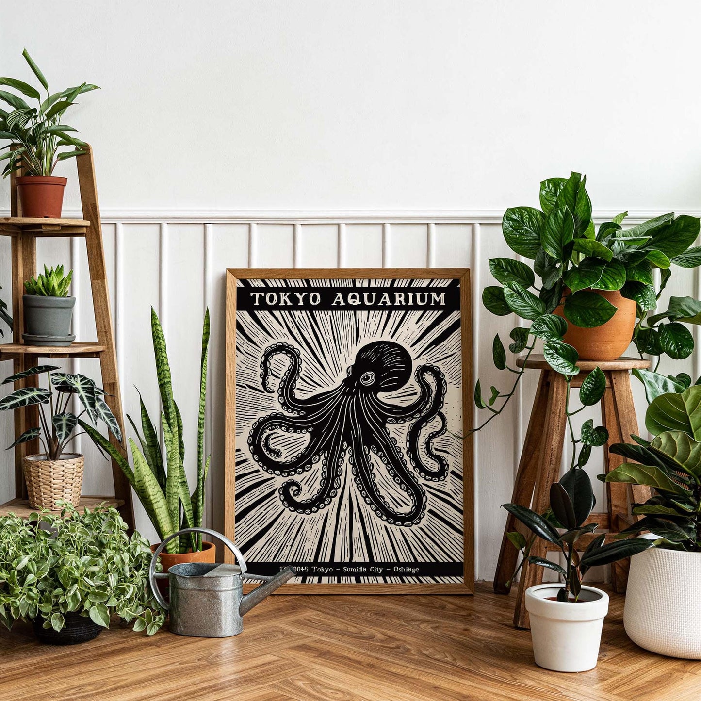 Tokyo Aquarium Octopus Poster