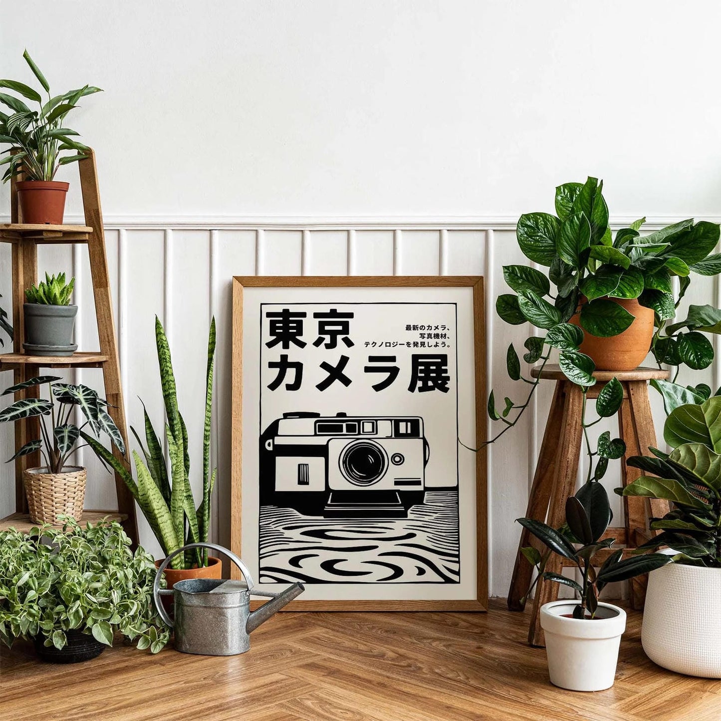 Japanese Vintage Camera Wall Art