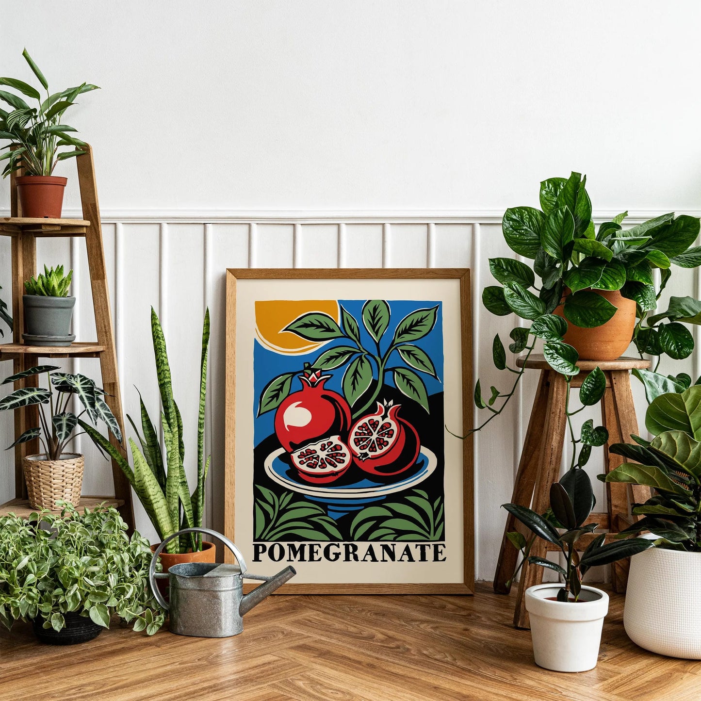 Pomegranate Fruit Still Life Poster