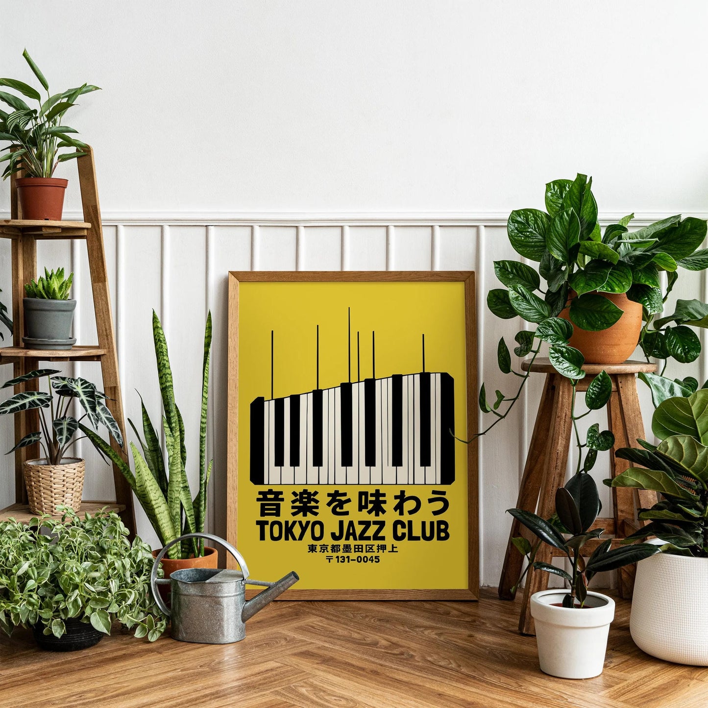 Tokyo Jazz Club Piano Poster