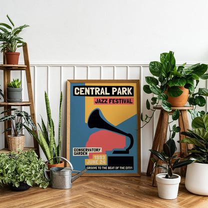 Central Park Jazz Festival Poster