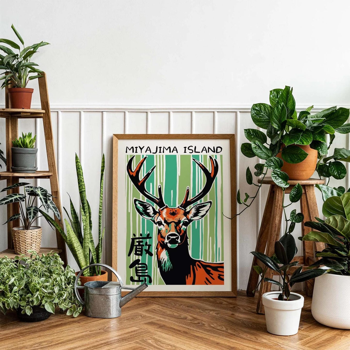 Miyajima Deer Forest Poster