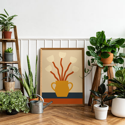 Minimalist Vase Still Life Poster
