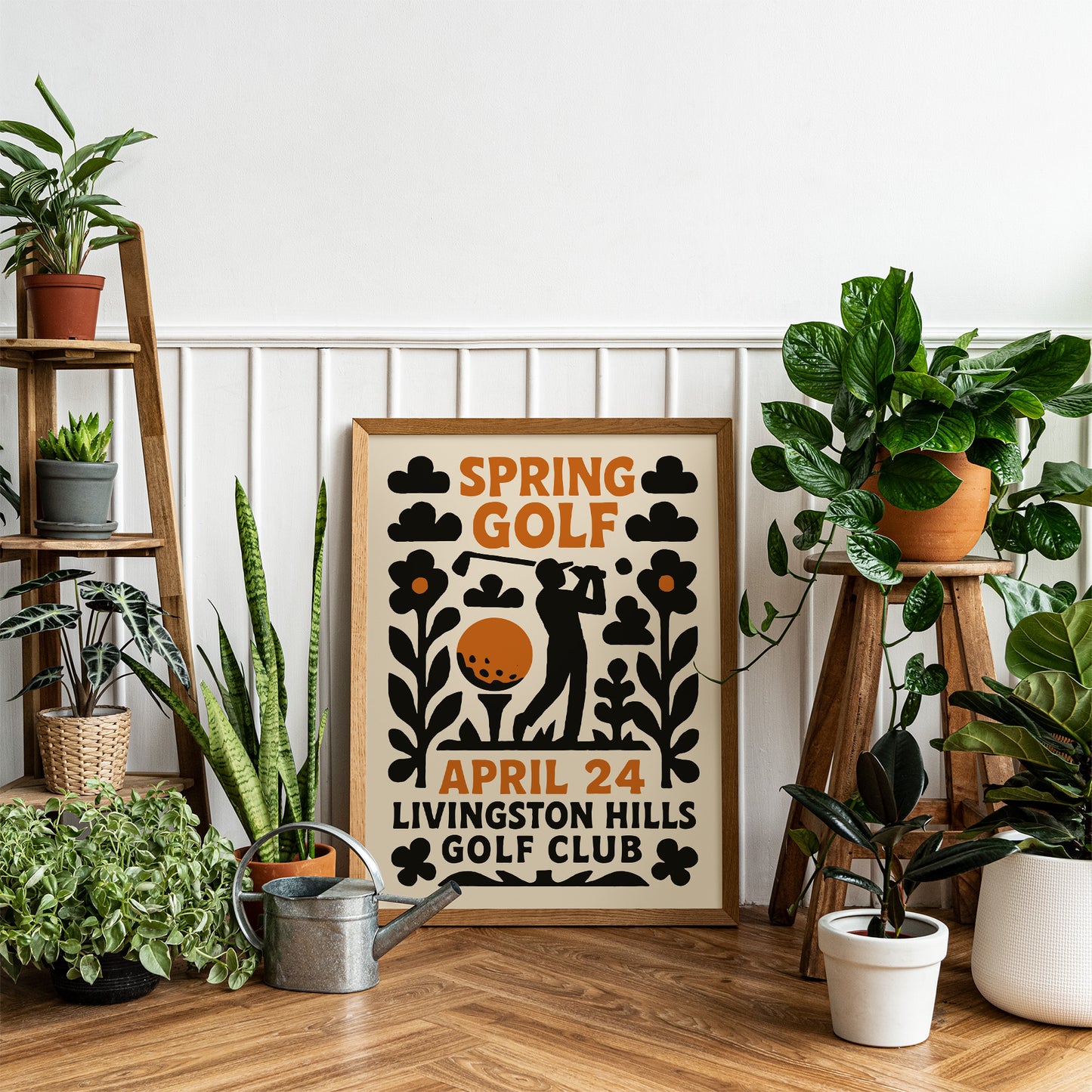 Spring Golf Tournament Poster