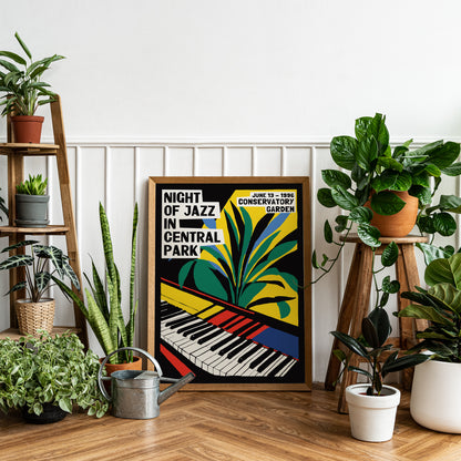 Night of Jazz in Central Park 1996 Poster