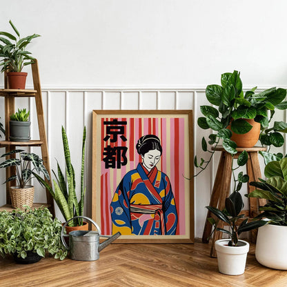 Japanese Geisha Art Print
