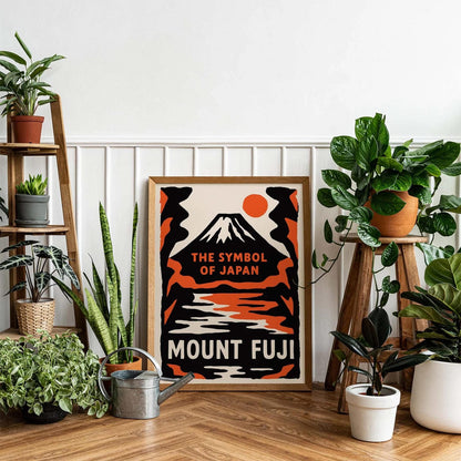 Japanese Mountain Wall Art