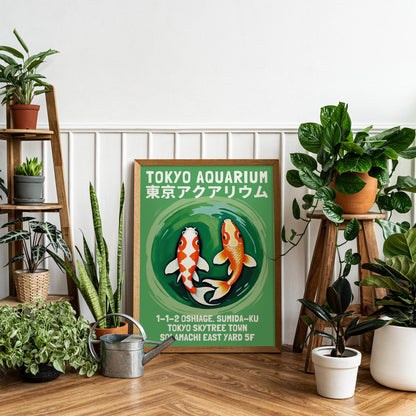 Tokyo Aquarium Japanese Poster