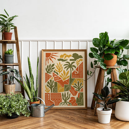 Stay Rooted Bohemian Poster