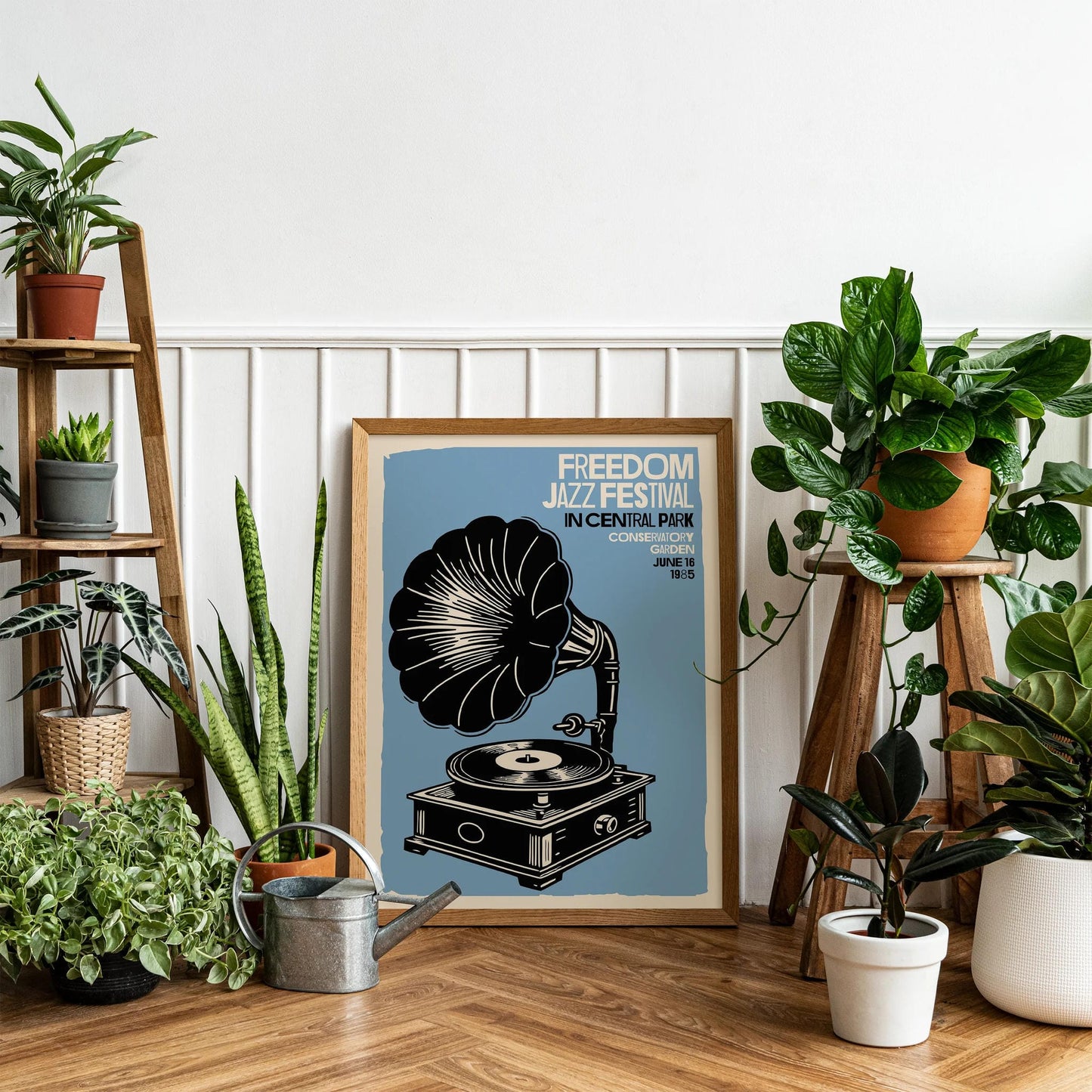 Freedom Jazz Festival 1985 Poster Print