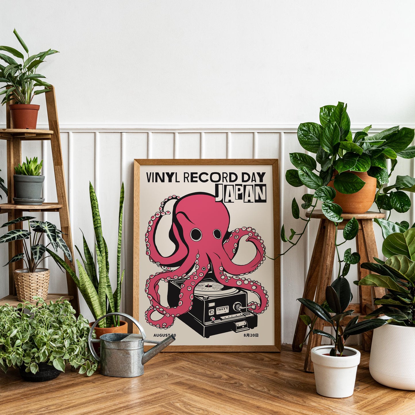 Vinyl Record Day Japan Octopus Poster