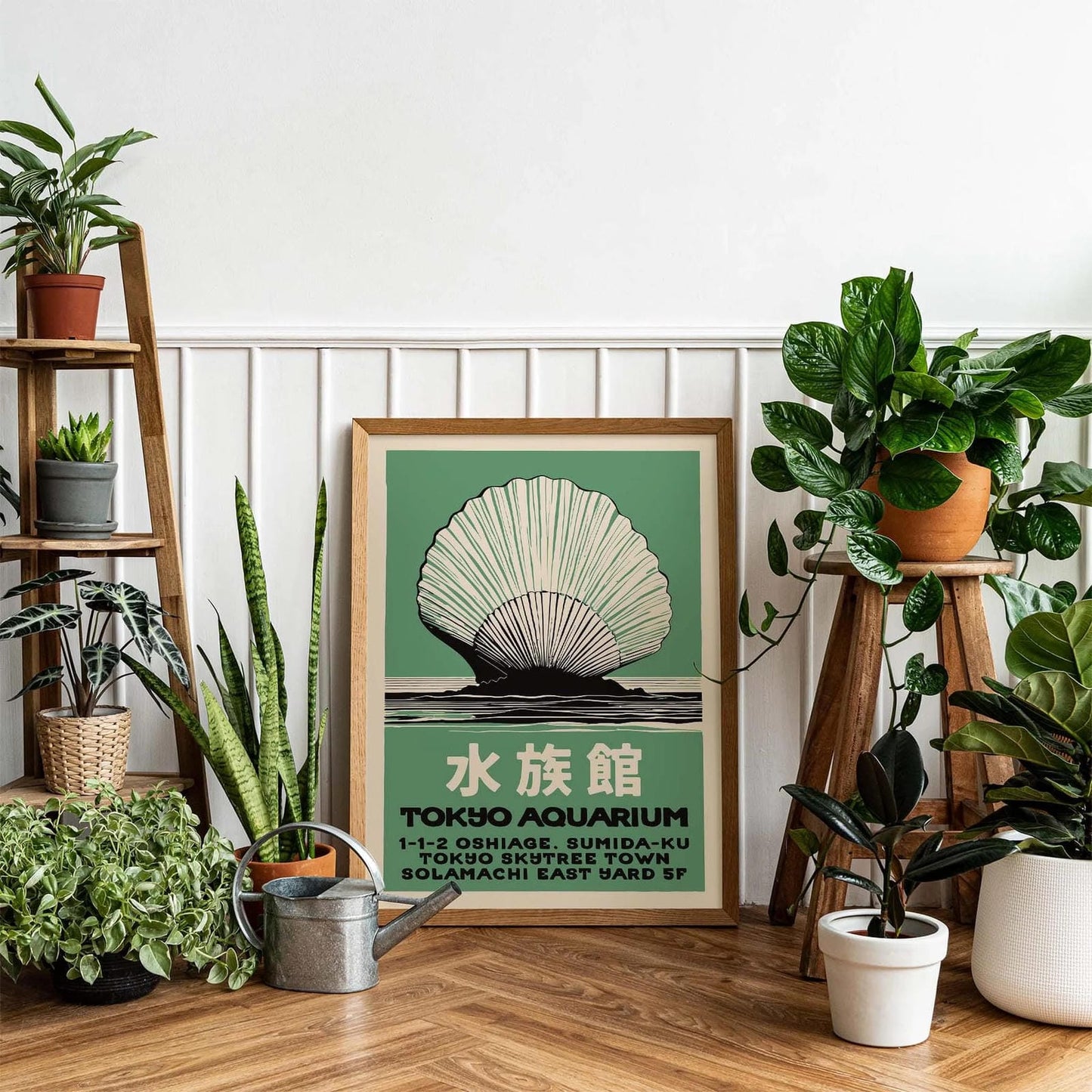 Green Sea Calm – Tokyo Aquarium Art