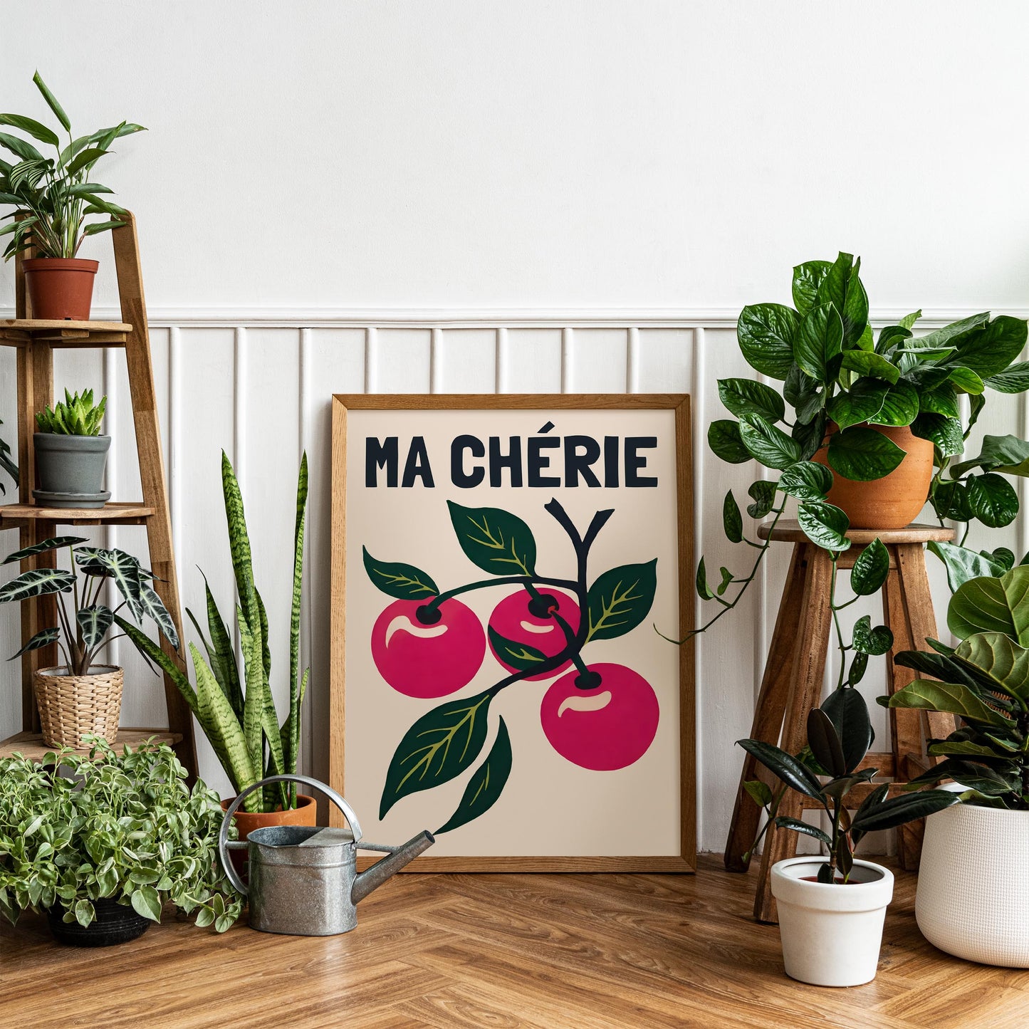 Ma Cherie Cherry Art Print Poster