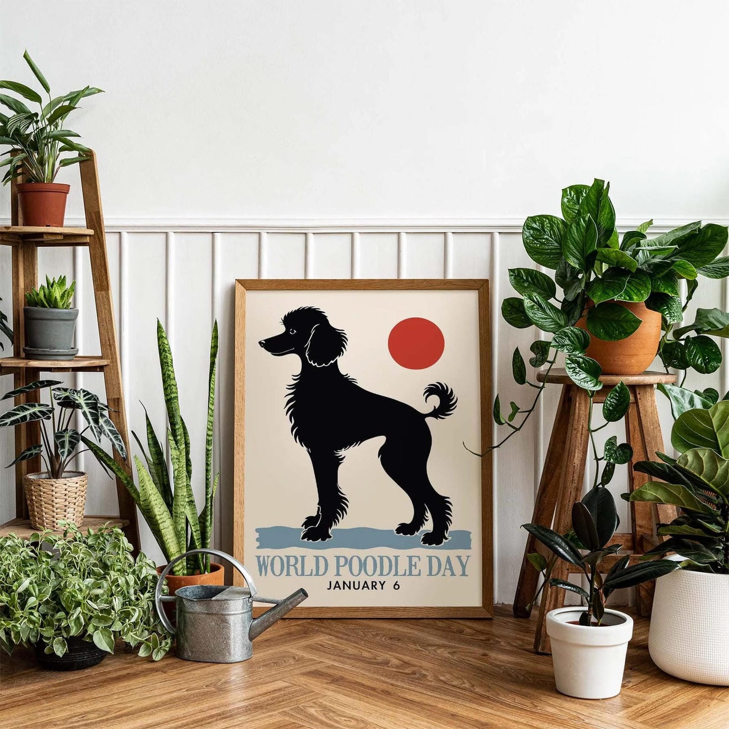 World Poodle Day Minimalist Poster
