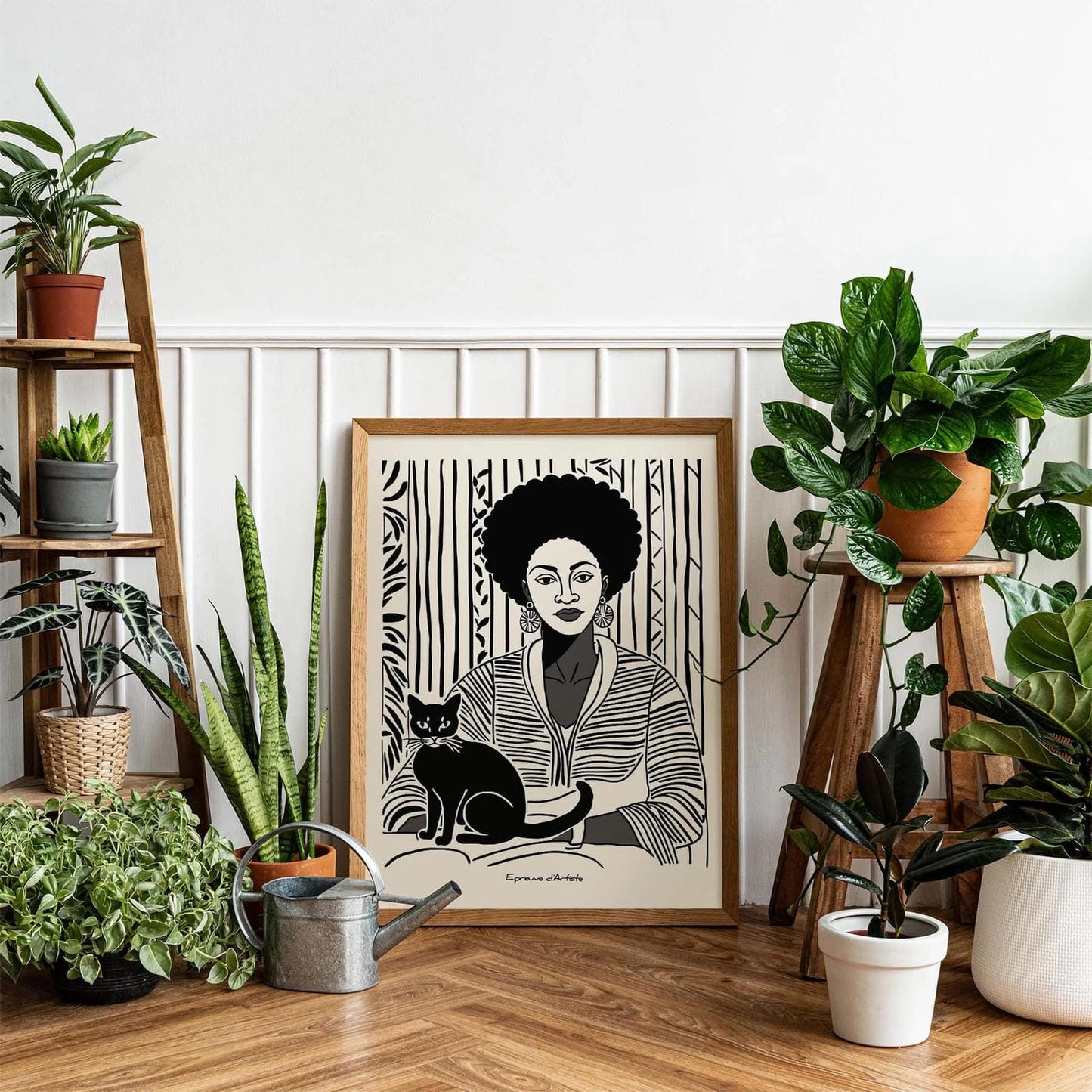 Monochrome Muse Wall Art