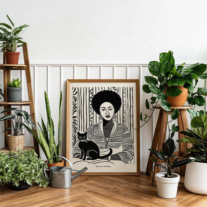 Monochrome Muse Wall Art