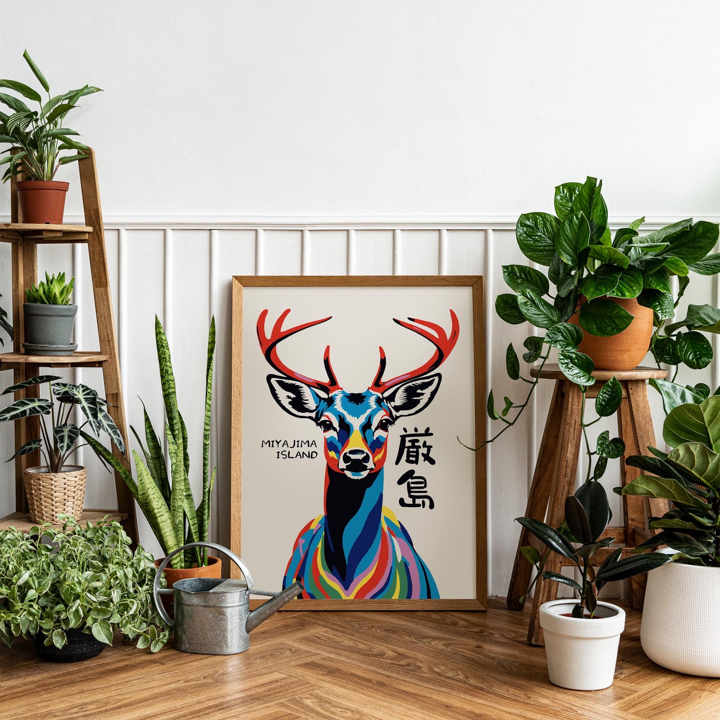 Miyajima Island Deer Poster