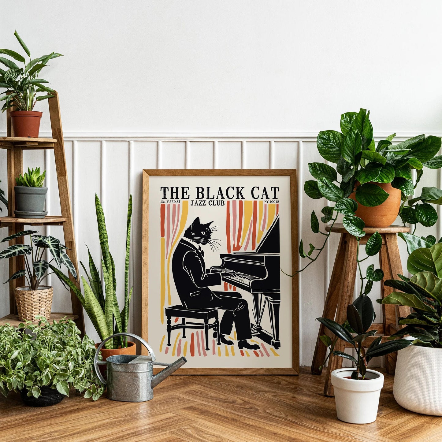 The Black Cat Jazz Club Poster