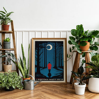 Midsummer Night Forest Theatre Poster