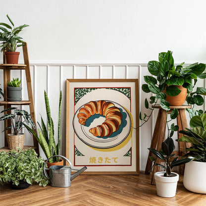 Japanese Croissant Art Print