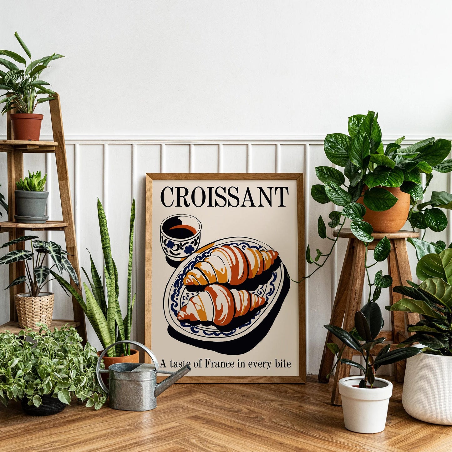 Croissant & Coffee: A Taste of France Poster