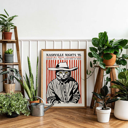 Nashville Nights Poster Print