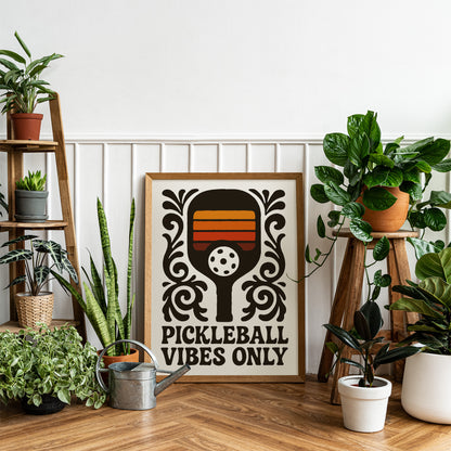 Pickleball Vibes Only Poster