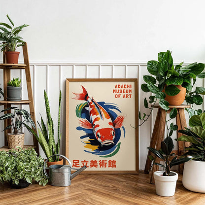 Adachi Museum – Bold Koi Poster