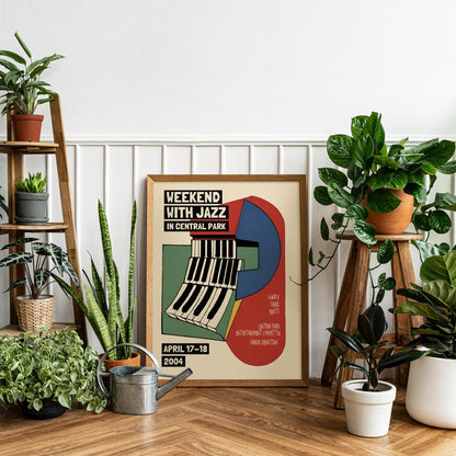Weekend with Jazz - Central Park Poster