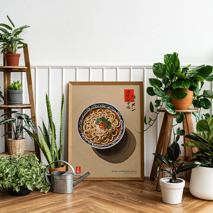 Original Japanese Ramen Noodles Poster