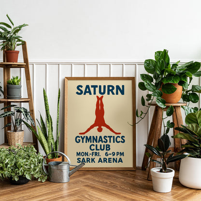 Saturn Gymnastics Club Poster