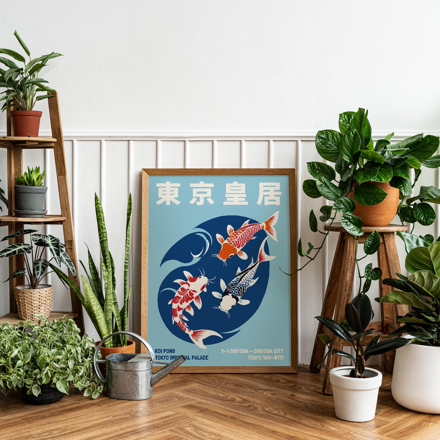 Tokyo Imperial Palace Koi Print