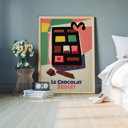 Le Chocolat Séduit Poster Print