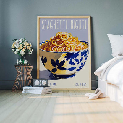 Spaghetti Night Poster Print
