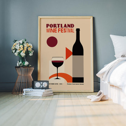 Portland Wine Festival Poster Print