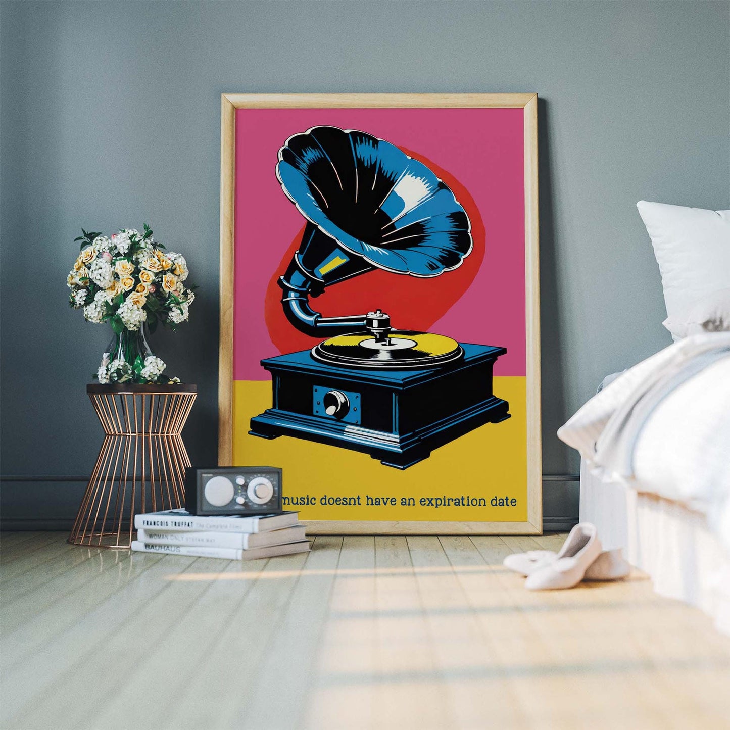 Retro Music Vibes – Wall Art Print