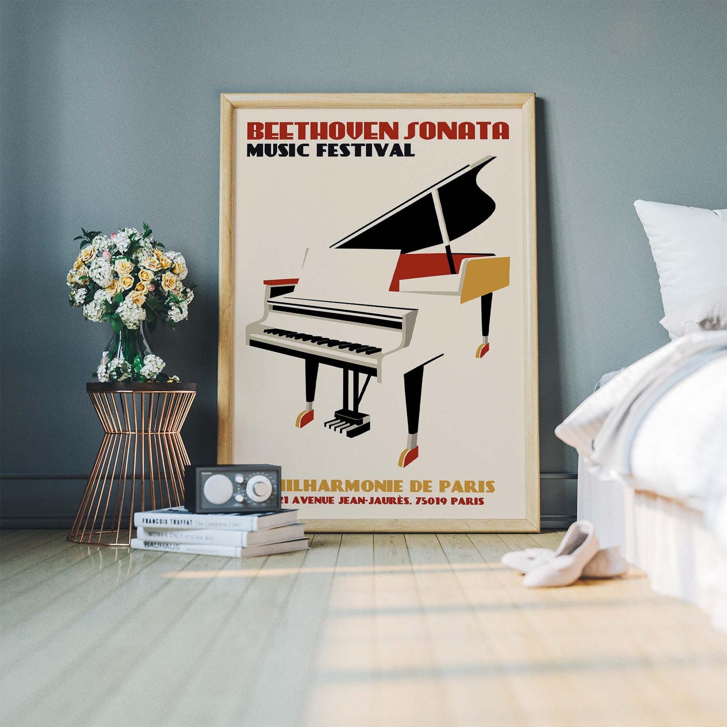 Philharmonie Music Poster Print