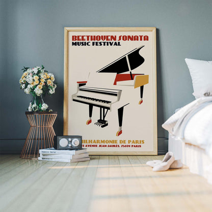 Philharmonie Music Poster Print