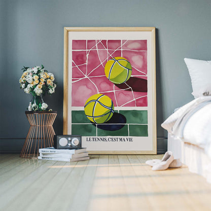 Tennis Is My Life Poster