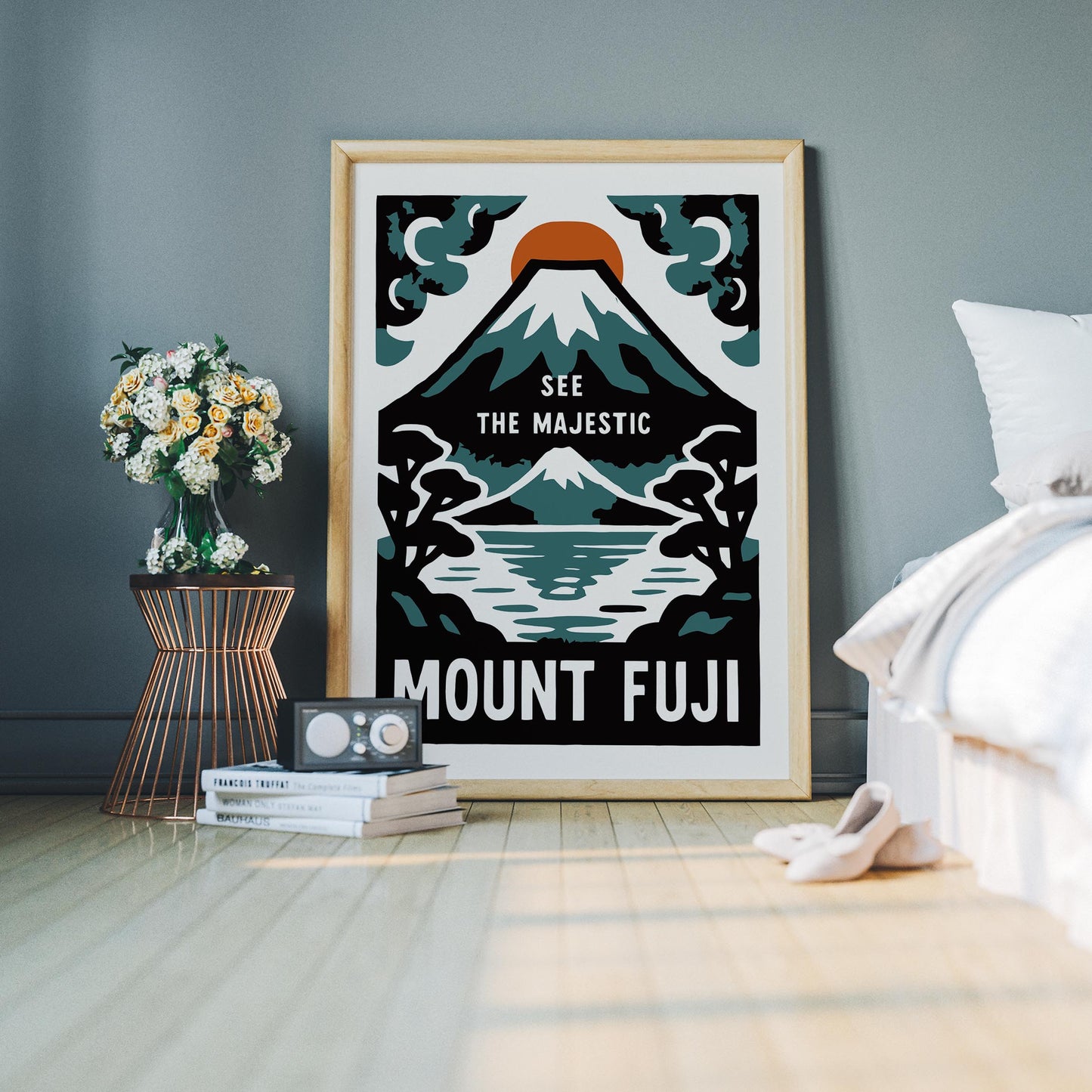 Mount Fuji Travel Poster Print