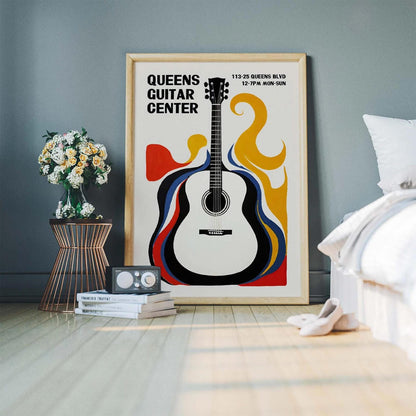 Queens Guitar Center Poster Print