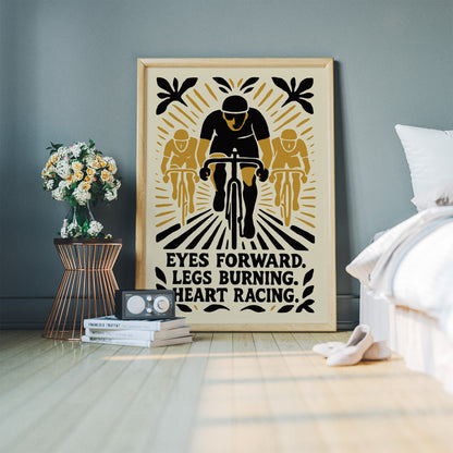 Cycling Motivation Poster
