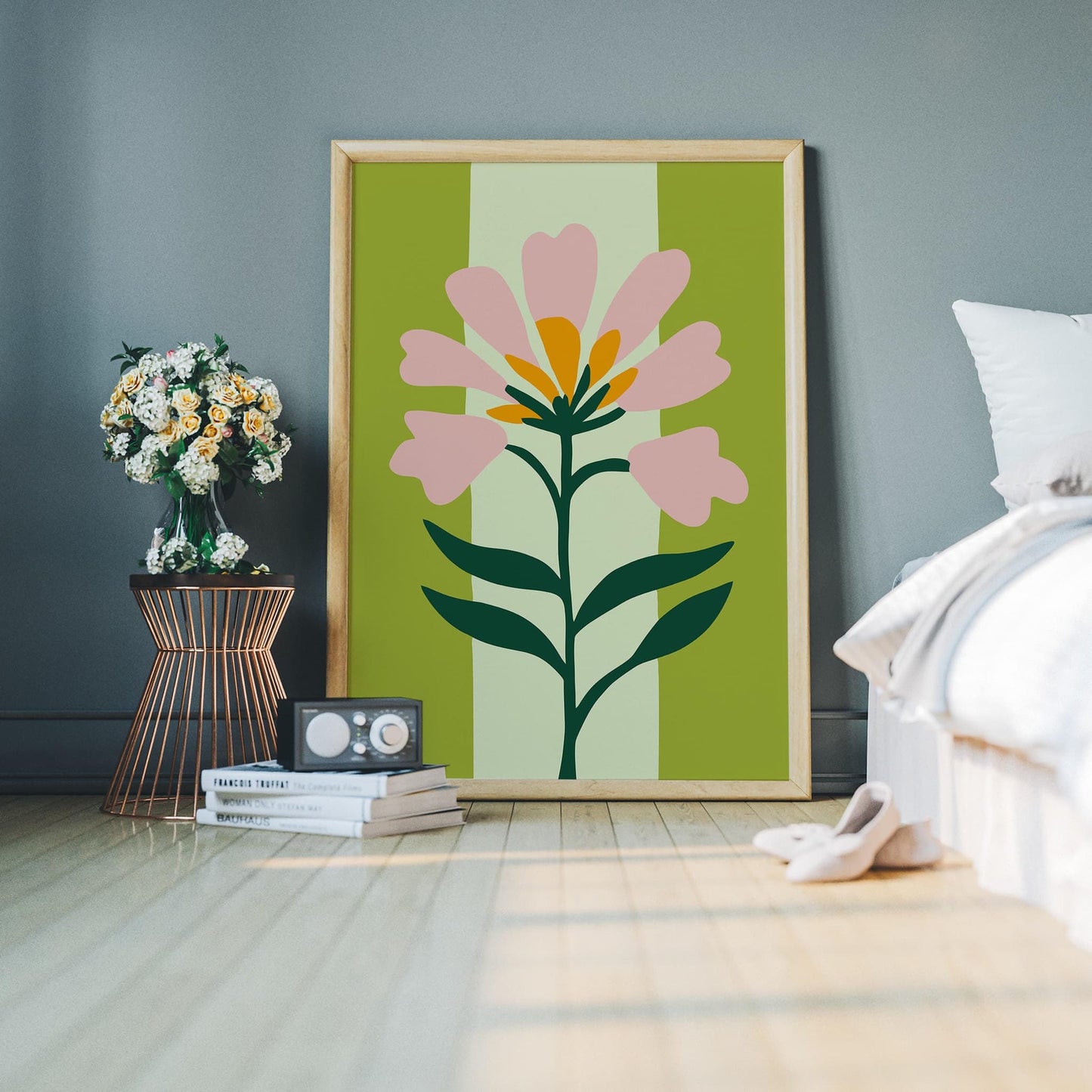 Eclectic Cute Flower Art Print