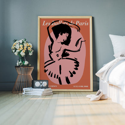 Vintage French Ballet Poster