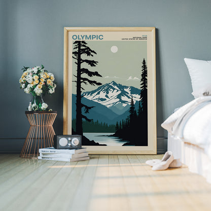 Olympic National Park Poster