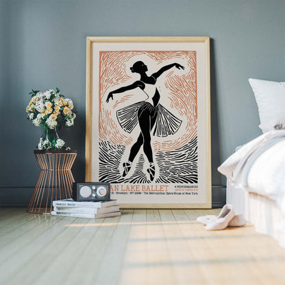 Swan Lake Ballet Poster Print